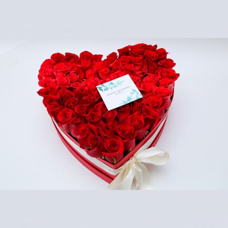 Коробка с розами "I love You"