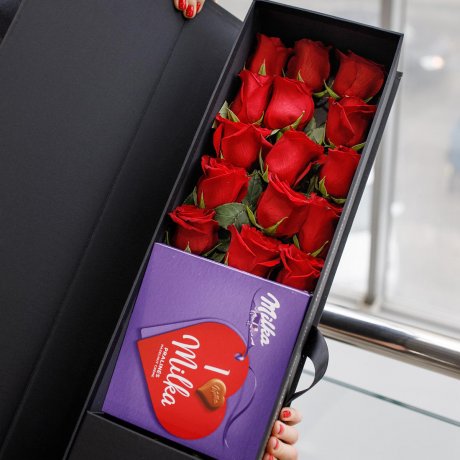 Подарочная коробка "Love roses"