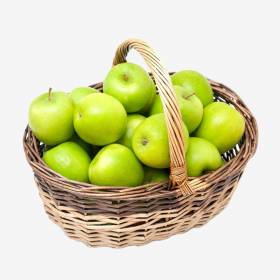 Корзина с зелеными яблоками "Витамин С"