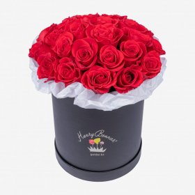 Коробка с розами "Роксана"