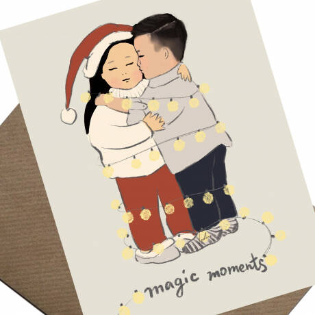 Поздравительная открытка "Magic moments"