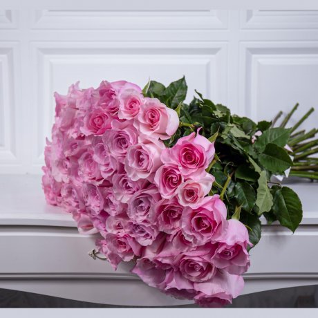 Букет из 51 розы 100 см "Rose Christa"