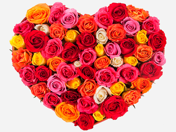 Коробка с розами "Be my Valentine" Коробка с розами "Be my Valentine"